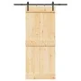 Puerta corredera con herrajes madera maciza de pino 85x210 cm by , Doors - Ref: Foro24-3332654, Price: 169,51 €, Discount: %