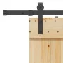 Puerta corredera con herrajes madera maciza de pino 85x210 cm by , Doors - Ref: Foro24-3332654, Price: 169,51 €, Discount: %