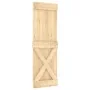 Puerta corredera con herrajes madera maciza de pino 70x210 cm by , Doors - Ref: Foro24-3332772, Price: 169,94 €, Discount: %