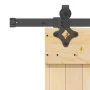 Puerta corredera con herrajes madera maciza de pino 70x210 cm by , Doors - Ref: Foro24-3332772, Price: 169,94 €, Discount: %