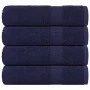 Toallas de ducha 4uds 100% algodón azul marino 70x140cm 360 gsm de , Toallas - Ref: Foro24-136786, Precio: 36,57 €, Descuento: %