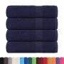 Toallas de ducha 4uds 100% algodón azul marino 70x140cm 360 gsm de , Toallas - Ref: Foro24-136786, Precio: 36,57 €, Descuento: %