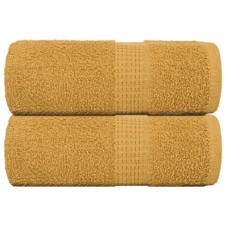 Toallas 2 uds 100% algodón oro 30x30 cm 360 gsm de , Toallas - Ref: Foro24-136800, Precio: 11,06 €, Descuento: %