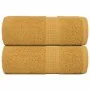 Toallas 2 uds 100% algodón oro 30x30 cm 360 gsm de , Toallas - Ref: Foro24-136800, Precio: 11,06 €, Descuento: %