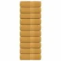 Toallas 10 uds 100% algodón oro 30x30 cm 360 gsm de , Toallas - Ref: Foro24-136802, Precio: 19,42 €, Descuento: %