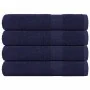 Toallas de sauna 4uds 100% algodón azul marino 80x200cm 360 gsm de , Toallas - Ref: Foro24-136792, Precio: 49,95 €, Descuento: %