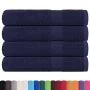 Toallas de sauna 4uds 100% algodón azul marino 80x200cm 360 gsm de , Toallas - Ref: Foro24-136792, Precio: 49,95 €, Descuento: %