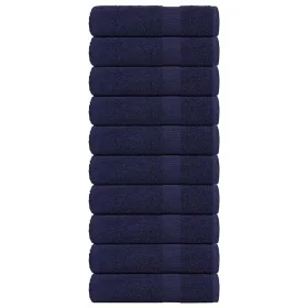 Toallas de baño 10uds azul marino 100x150cm 360gsm 100% algodón de , Toallas - Ref: Foro24-136790, Precio: 110,30 €, Descuent...