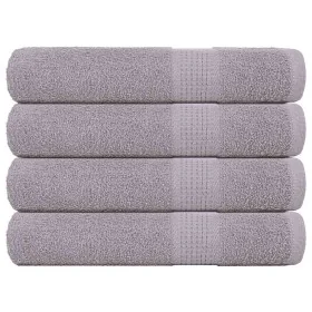 Toallas de sauna 4 uds 100% algodón gris 80x200 cm 360 gsm de , Toallas - Ref: Foro24-136840, Precio: 48,17 €, Descuento: %