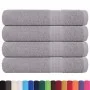 Toallas de sauna 4 uds 100% algodón gris 80x200 cm 360 gsm de , Toallas - Ref: Foro24-136840, Precio: 48,17 €, Descuento: %