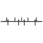 Kit de herrajes para puertas correderas acero negro 200 cm by , Door items - Ref: Foro24-3295722, Price: 132,85 €, Discount: %