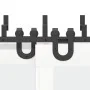 Kit de herrajes para puertas correderas acero negro 200 cm by , Door items - Ref: Foro24-3295734, Price: 124,32 €, Discount: %