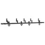 Kit de herrajes para puertas correderas acero negro 213,5 cm by , Door items - Ref: Foro24-3295736, Price: 162,79 €, Discount: %