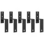 Kit de herrajes para puertas correderas acero negro 213,5 cm by , Door items - Ref: Foro24-3295736, Price: 162,79 €, Discount: %