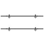 Kit de herrajes para puertas correderas acero negro 213,5 cm by , Door items - Ref: Foro24-3295736, Price: 162,79 €, Discount: %