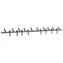 Kit de herrajes para puertas correderas acero negro 366 cm by , Door items - Ref: Foro24-3295741, Price: 226,73 €, Discount: %