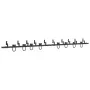 Kit de herrajes para puertas correderas acero negro 366 cm by , Door items - Ref: Foro24-3295757, Price: 196,32 €, Discount: %