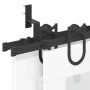 Kit de herrajes para puertas correderas acero negro 366 cm by , Door items - Ref: Foro24-3295757, Price: 196,32 €, Discount: %