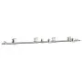 Kit de herrajes para puerta corredera 200 cm acero plateado by , Door items - Ref: Foro24-3295760, Price: 222,25 €, Discount: %