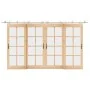 Kit de herrajes para puerta corredera 200 cm acero plateado by , Door items - Ref: Foro24-3295762, Price: 252,99 €, Discount: %