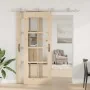 Kit de herrajes para puerta corredera 200 cm acero plateado by , Door items - Ref: Foro24-3295762, Price: 252,99 €, Discount: %