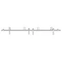 Kit de herrajes para puerta corredera 200 cm acero plateado by , Door items - Ref: Foro24-3295762, Price: 252,99 €, Discount: %