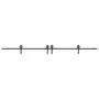Kit de herrajes para puertas correderas acero negro 366 cm by , Door items - Ref: Foro24-3295797, Price: 95,93 €, Discount: %
