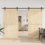 Kit de herrajes para puertas correderas acero negro 305 cm by , Door items - Ref: Foro24-3295781, Price: 127,85 €, Discount: %