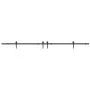 Kit de herrajes para puertas correderas acero negro 305 cm by , Door items - Ref: Foro24-3295781, Price: 127,85 €, Discount: %