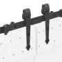 Kit de herrajes para puertas correderas acero negro 305 cm by , Door items - Ref: Foro24-3295781, Price: 127,85 €, Discount: %