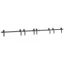 Kit de herrajes para puertas correderas acero negro 366 cm by , Door items - Ref: Foro24-3295795, Price: 157,75 €, Discount: %