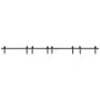 Kit de herrajes para puertas correderas acero negro 366 cm by , Door items - Ref: Foro24-3295795, Price: 157,75 €, Discount: %