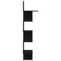 Estante de esquina de pared contrachapado negro 32x32x127,5 cm de , Estantes y estanterías - Ref: Foro24-860518, Precio: 35,3...