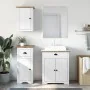 Juego muebles baño BODO 3pzas madera maciza pino blanco marrón de , Muebles de baño - Ref: Foro24-3307648, Precio: 266,96 €, ...