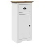 Juego muebles baño BODO 3pzas madera maciza pino blanco marrón de , Muebles de baño - Ref: Foro24-3307648, Precio: 266,96 €, ...