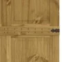 Puerta de granero CORONA madera maciza pino 90x210 cm von , Türen - Ref: Foro24-4103417, Preis: 185,20 €, Rabatt: %