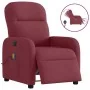 Sillón de masaje reclinable eléctrico tela rojo tinto de , Sillones - Ref: Foro24-3302965, Precio: 248,88 €, Descuento: %