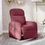 Sillón de masaje reclinable eléctrico tela rojo tinto de , Sillones - Ref: Foro24-3302965, Precio: 248,88 €, Descuento: %