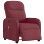 Sillón de masaje reclinable eléctrico tela rojo tinto de , Sillones - Ref: Foro24-3302965, Precio: 248,88 €, Descuento: %