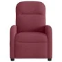Sillón de masaje reclinable eléctrico tela rojo tinto de , Sillones - Ref: Foro24-3302965, Precio: 248,88 €, Descuento: %