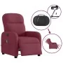 Sillón de masaje reclinable eléctrico tela rojo tinto de , Sillones - Ref: Foro24-3302965, Precio: 248,88 €, Descuento: %
