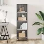 Estantería madera ingeniería gris sonoma 40x35x139 cm de , Librerías y estanterías - Ref: Foro24-849127, Precio: 87,79 €, Des...