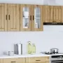 Armario pared para cocina puerta cristal Porto roble artesanal de , Armarios de cocina - Ref: Foro24-854156, Precio: 66,39 €,...