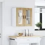 Armario pared para cocina puerta cristal Porto roble artesanal de , Armarios de cocina - Ref: Foro24-854156, Precio: 66,39 €,...