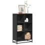 Estantería librería madera ingeniería negra 65,5x33x107,5 cm de , Librerías y estanterías - Ref: Foro24-849159, Precio: 93,51...