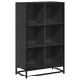 Estantería librería madera ingeniería negra 65,5x33x107,5 cm de , Librerías y estanterías - Ref: Foro24-849159, Precio: 93,51...