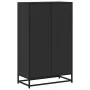 Estantería librería madera ingeniería negra 65,5x33x107,5 cm de , Librerías y estanterías - Ref: Foro24-849159, Precio: 93,51...