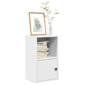 Estantería de madera de ingeniería blanca 31x24x52 cm de , Librerías y estanterías - Ref: Foro24-860319, Precio: 34,06 €, Des...