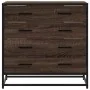 Cómoda de madera contrachapada roble marrón 70x41x70 cm by , Drawers - Ref: Foro24-849083, Price: 119,68 €, Discount: %