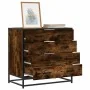 Cómoda de madera contrachapada roble ahumado 70x41x70 cm by , Drawers - Ref: Foro24-849081, Price: 116,66 €, Discount: %